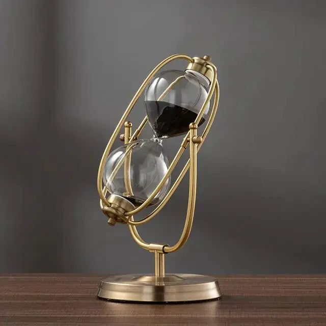 360Â° Rotating Metal Sand Hourglass